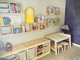 Организация хранения игрушек в детской комнате