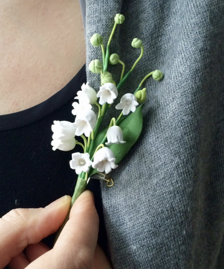 Броши: Ландыши