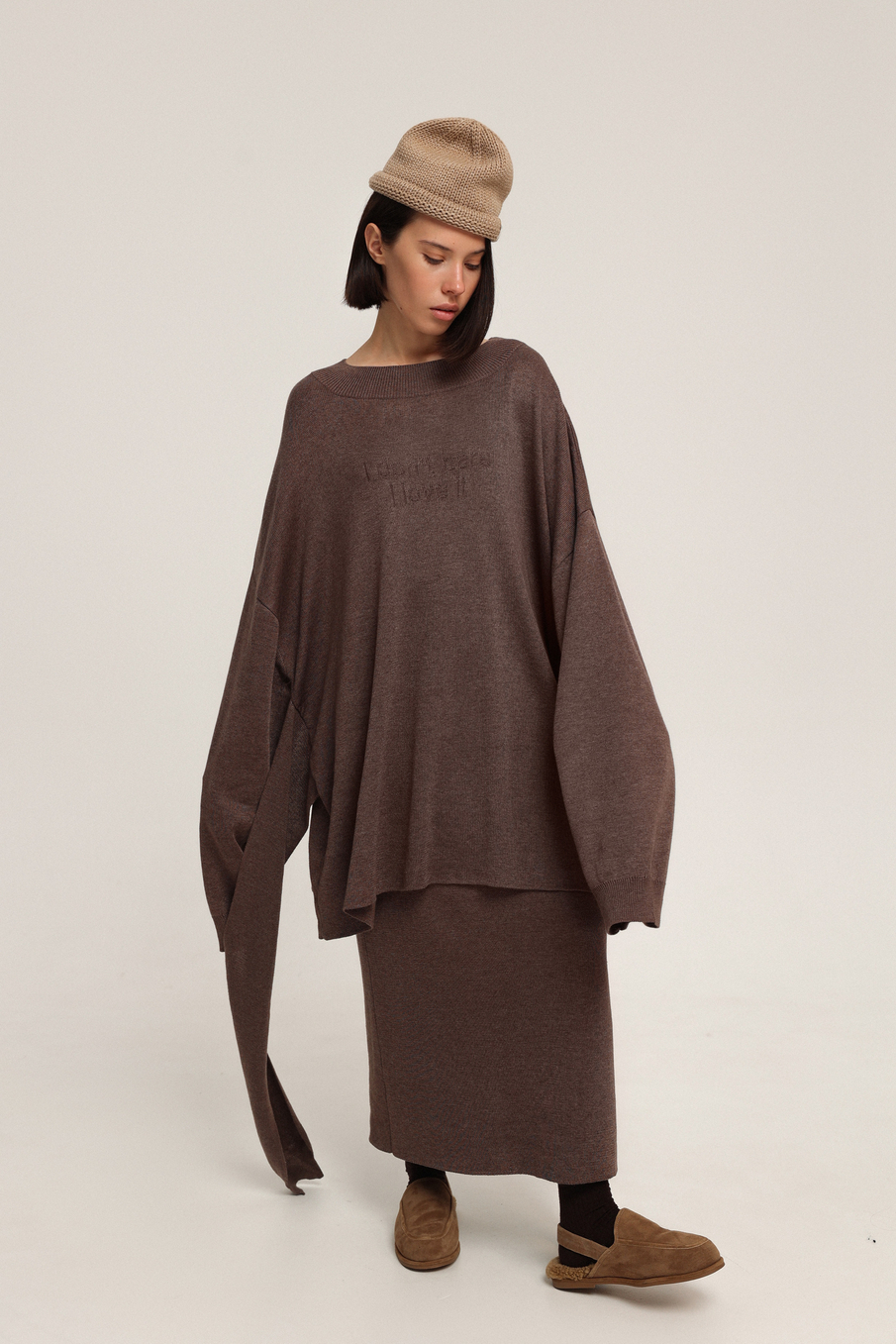 Джемпер с завязками