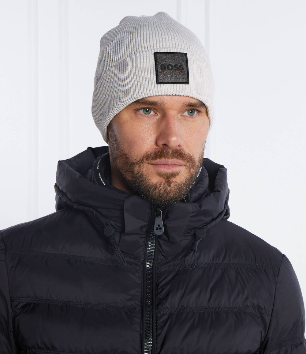 Шапка BOSS ORANGE - серый(50495308)