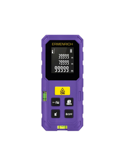 Рулетка лазерная Reel PLUS GS40 фиолет. Ermenrich 86257