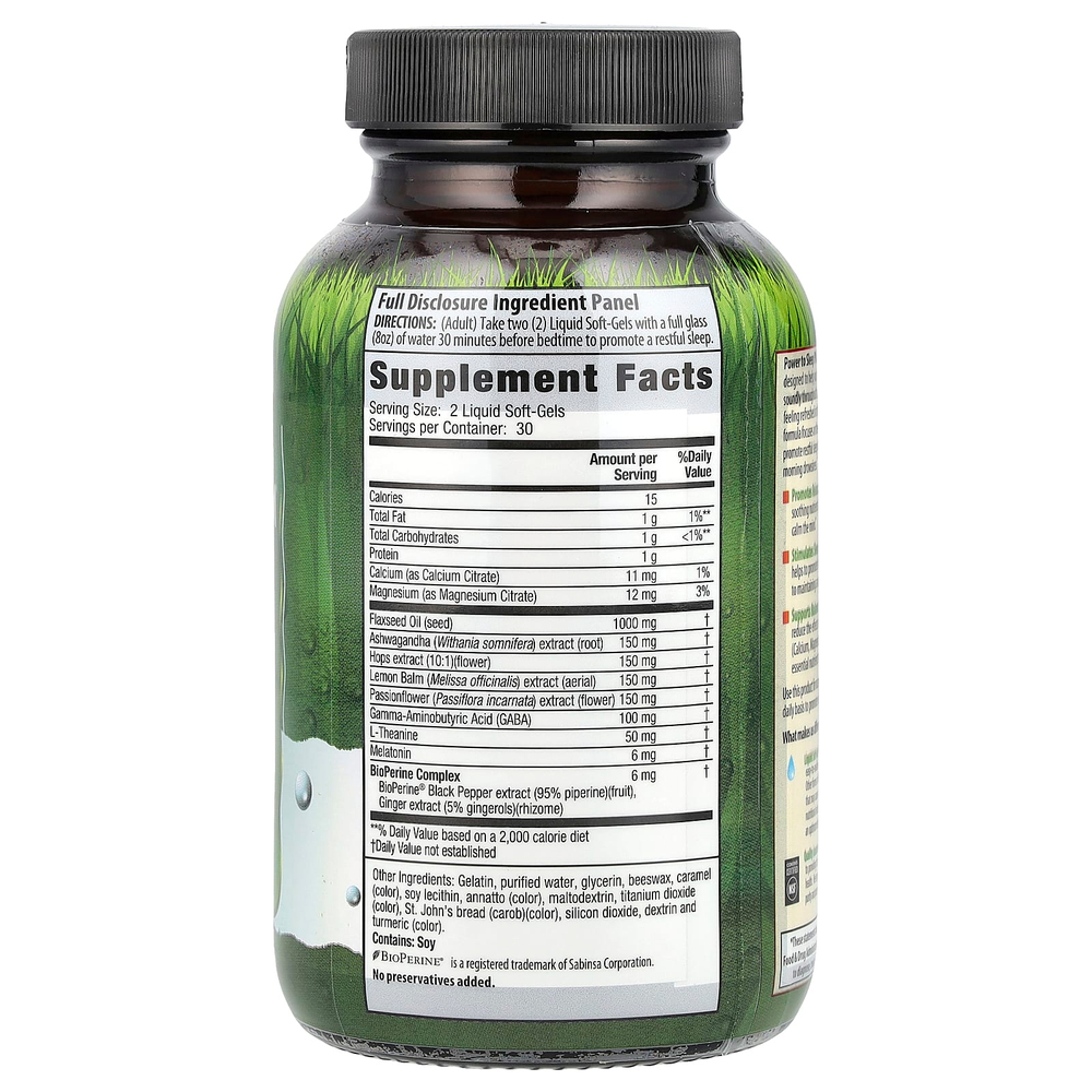 Irwin Naturals, Power to Sleep PM®, 60 желатиновых капсул
