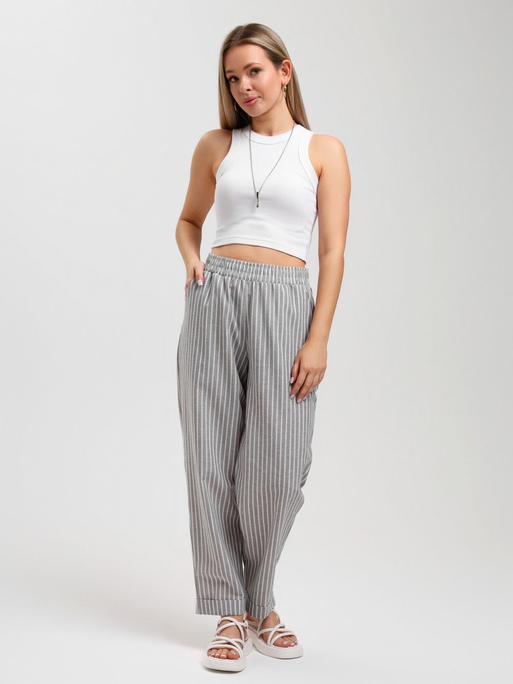 Брюки Летний день-1 Виотекс СЕРЫЙ