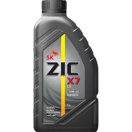 Моторное масло ZIC X7 LS 10w40 1л синетика