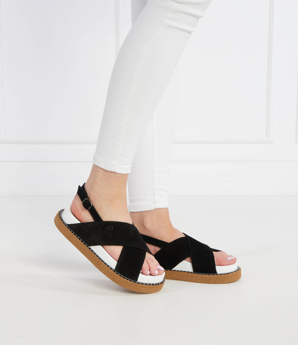 Кожаные босоножки Marc Cain - черный(WB SG.05 L16)