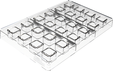 Форма для запекания Silikomart Forma do czekoladek Kit Cubo 01, круглая, пищевой пластик