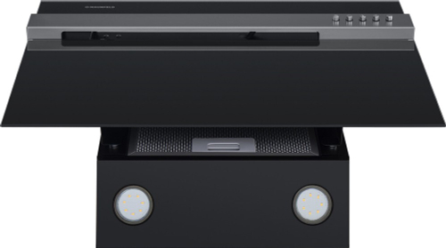 Кухонная вытяжка MAUNFELD Bridge Line 60 черный\вставка сатин