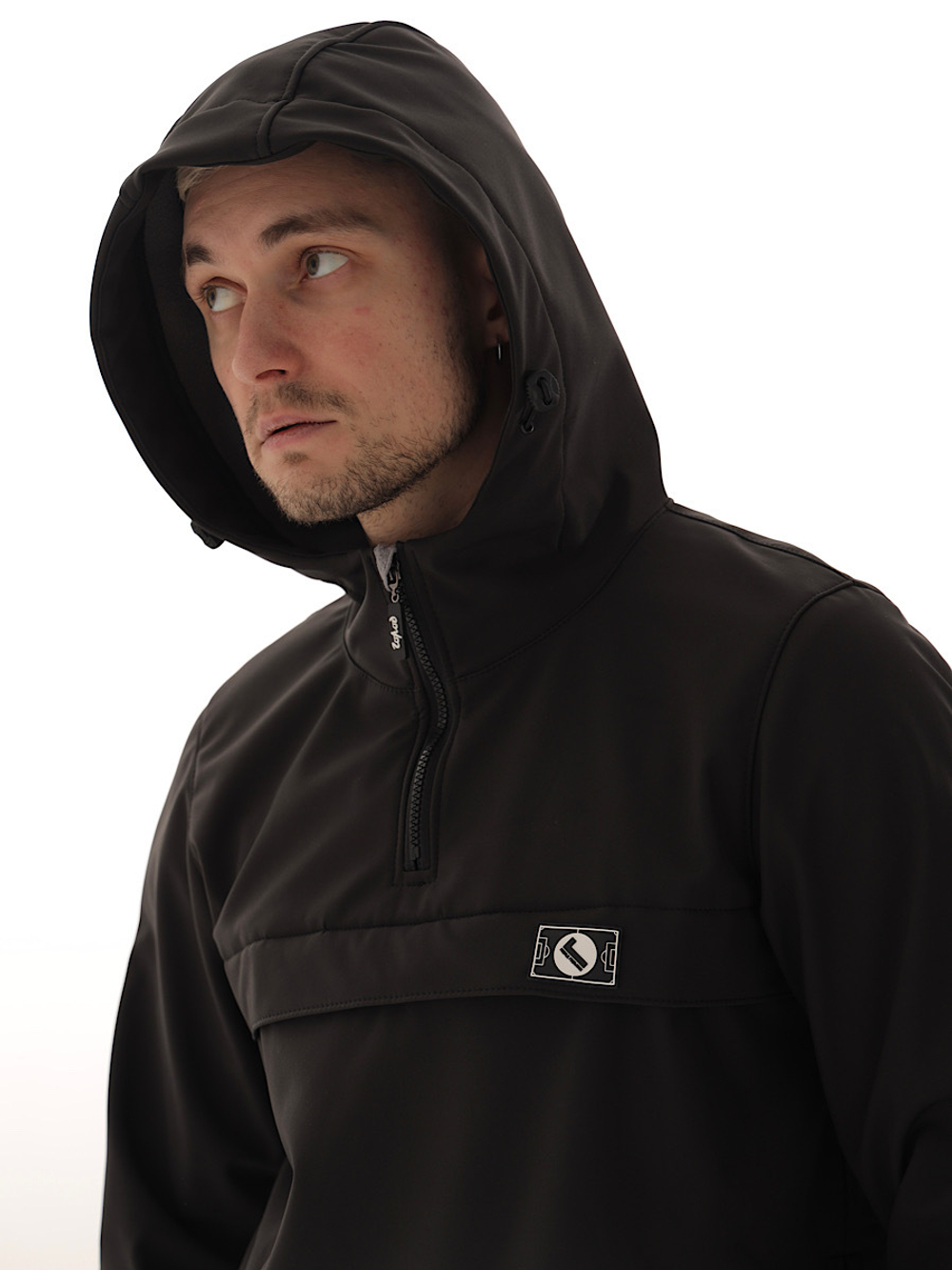 Анорак софтшелл город горький черный