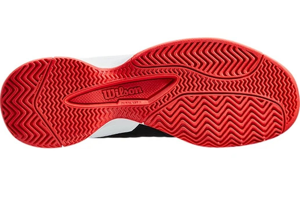 детские Кроссовки теннисные Wilson Rush Pro JR L - black/white/wilson red