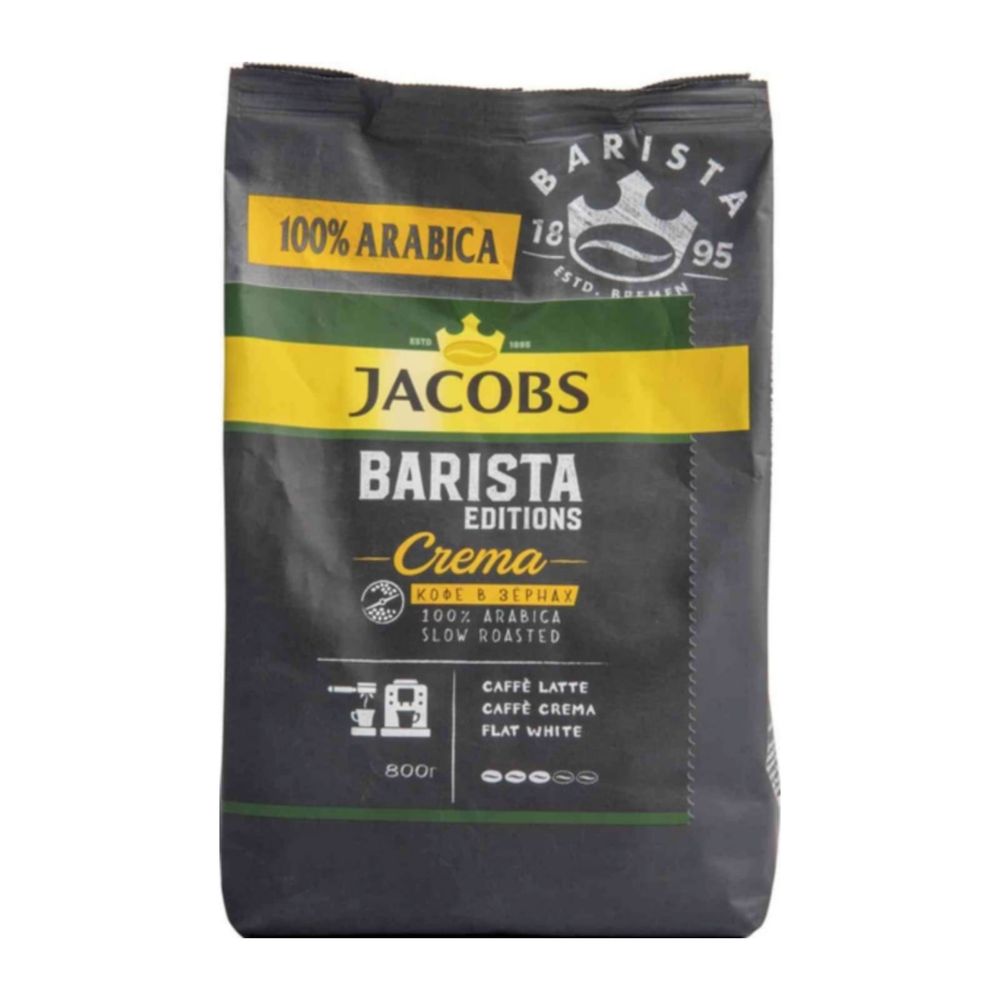 Кофе в зернах Jacobs Barista Editions Crema 800 г x 2 шт