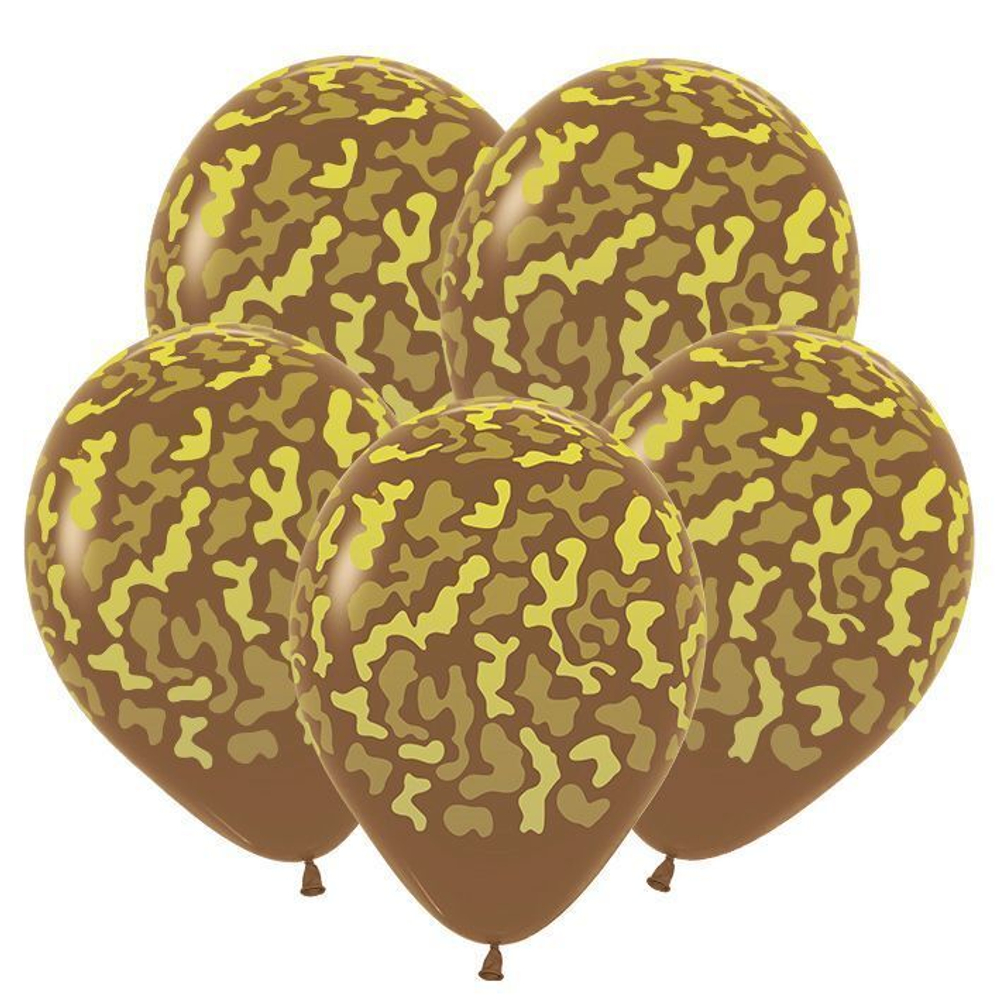 S 12" Камуфляж Кофе Пастель