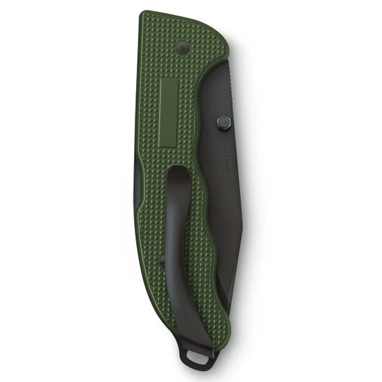 VICTORINOX  0.9425.DS24 Evoke Alox - нож складной, черный клинок, зеленая алюмин.рукоять