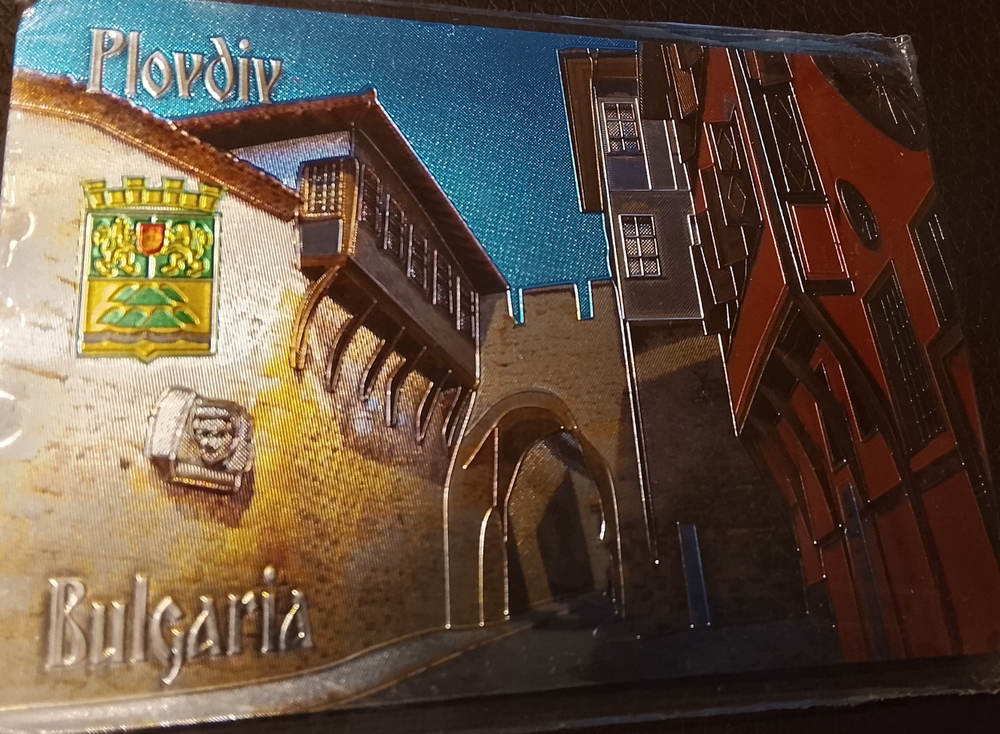 Магнит на холодильник Анси Annecy - 2 сердца (Франция)