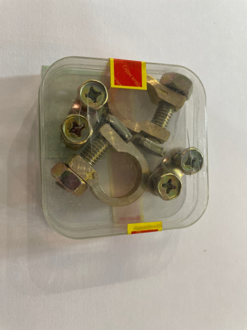 Клеммы медные Меркурий 2 шт/ комплект (д7ш7в2) вес 0,085