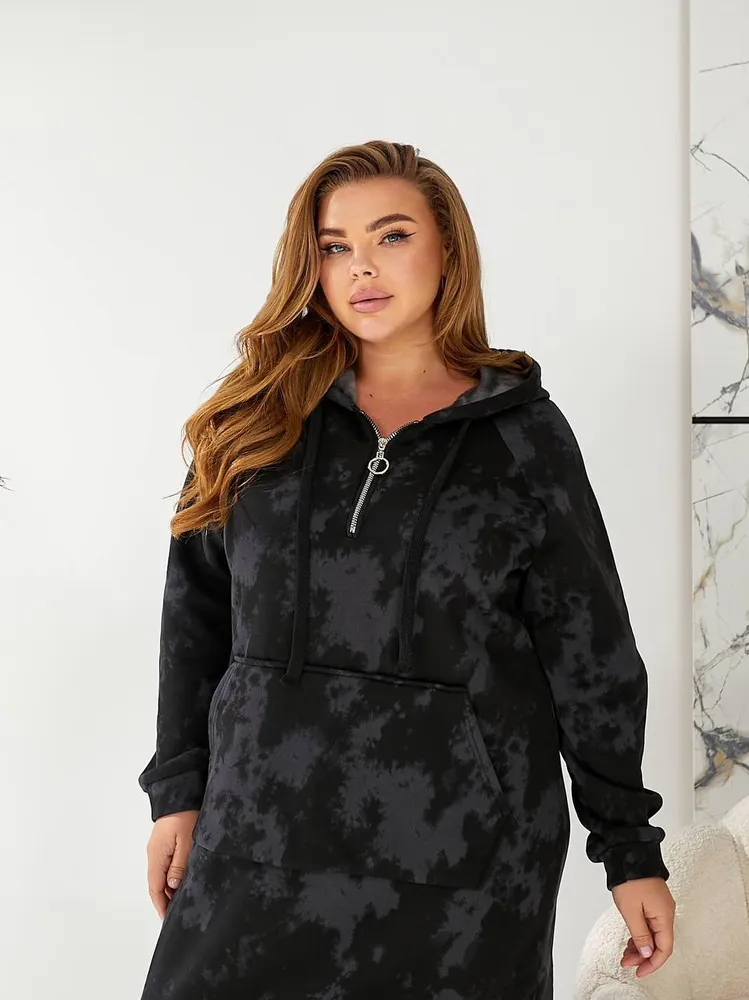 Платье-худи УК-5017-3 Fabrika