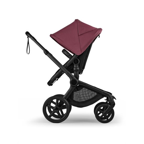 Коляска 2 в 1 Bugaboo Fox 5 Renew (Black/Heritage Black/Dark Cherry)