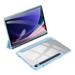 Чехол книжка синего цвета для планшета Samsung Tab S10 Lite, Tab S10 FE, Tab S9, Tab S9 FE, серия Toby Series Case от Dux Ducis