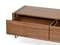 ТВ-тумба Somerset 188х38 см, шпон ореха, стеклянные ножки
