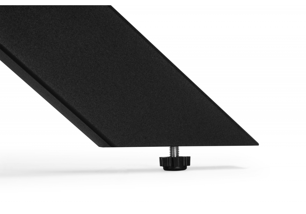 Стол деревянный Woodville Индиана 130x80 дуб кунео, черный