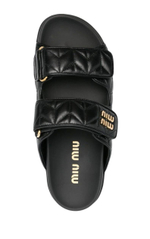 Шлепанцы MIU MIU