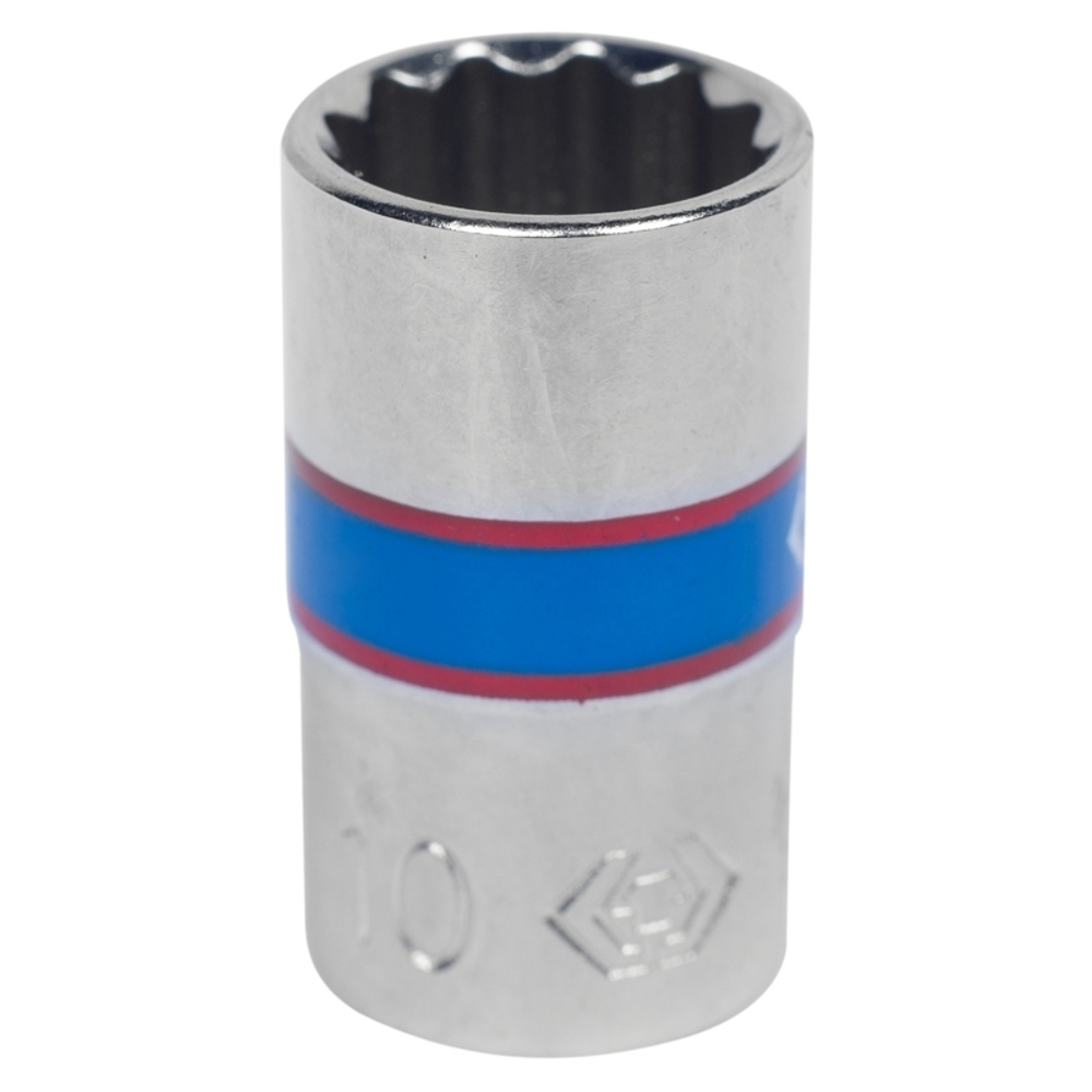 Головка торцевая стандартная двенадцатигранная 1/4&quot;, 10 мм KING TONY 233010M