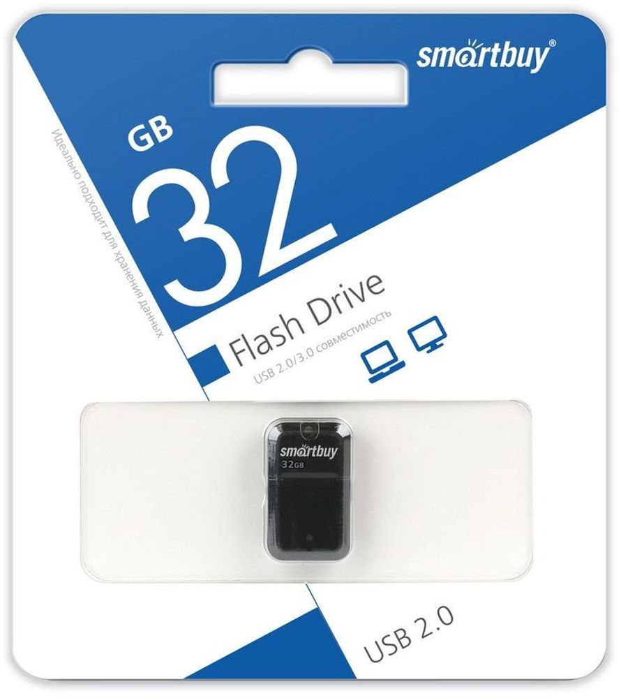 USB карта памяти 32ГБ Smart Buy ART (черный)