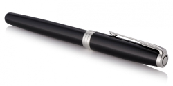 Перьевая ручка Parker Sonnet F539, цвет: LaqBlack СT, перо: F, цвет чернил: black, в подарочной упаковке