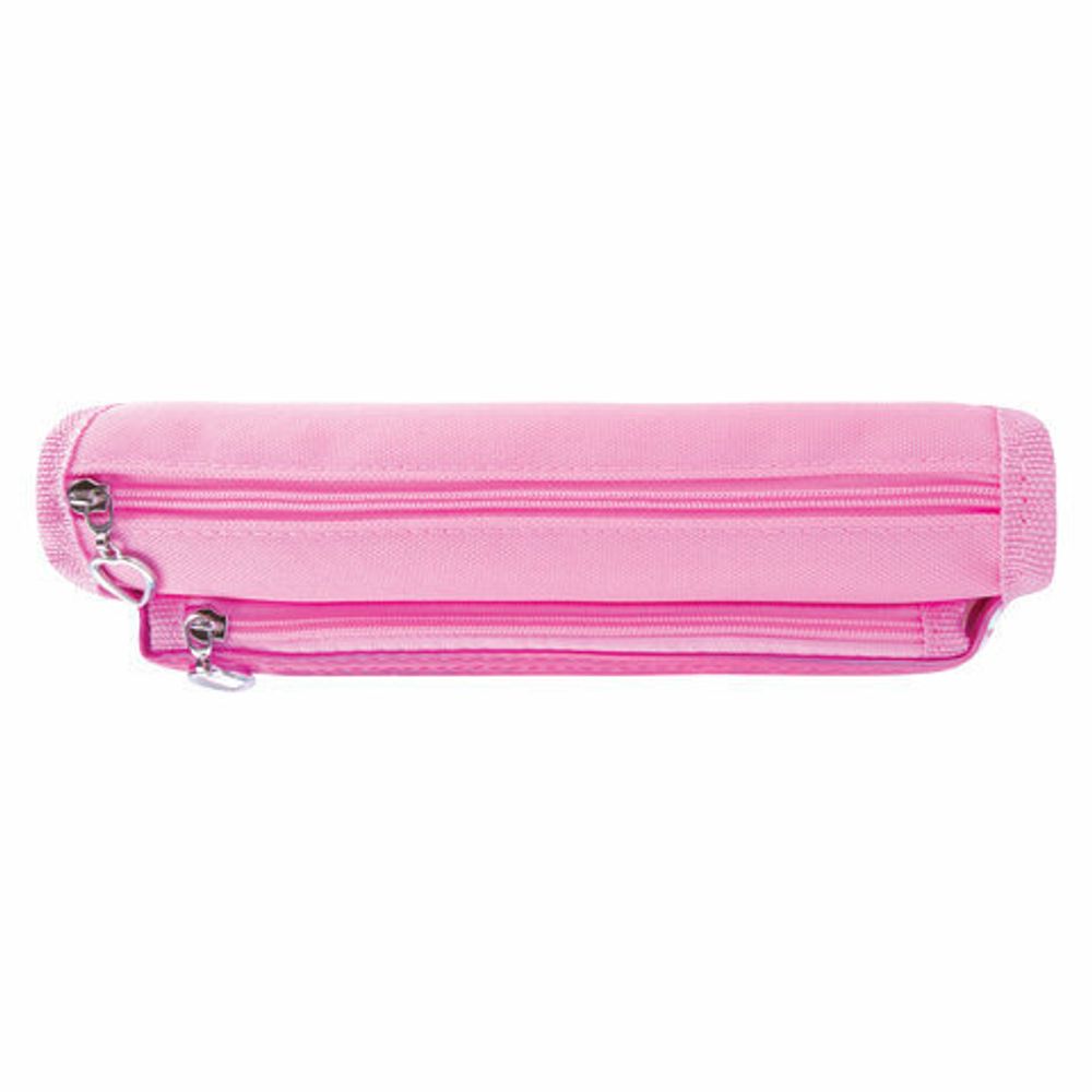 Пенал-косметичка ЮНЛАНДИЯ, 2 отделения, мягкий, пайетки, "Русалка", розовый, 21х6х9 см, 228975