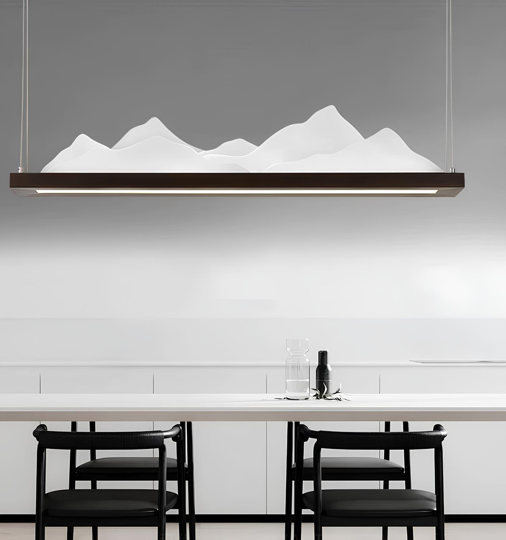 Chandelier  horizontal Lila