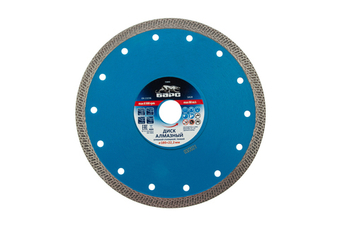 Диск алмазный, сплошной 180 х 22.2 мм, тонкий, сухая/мокрая резка Барс