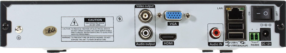 Видеорегистратор Orient &lt;NVR-9109A&gt; (9 IP-cam, 1xSATA, LAN, 2xUSB2.0, RS-485, VGA, HDMI, ПДУ)