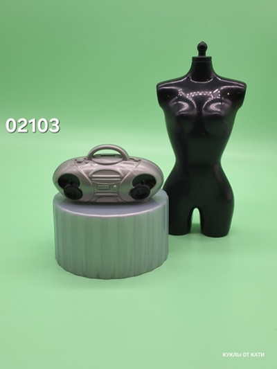 Аксессуар для куклы Барби винтаж - магнитофон 02103