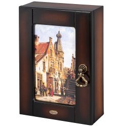 Ключница Семь ключей счастья Орех