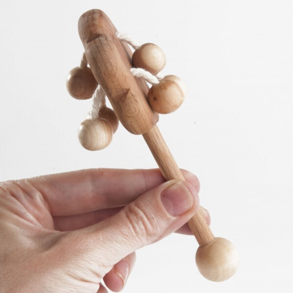 Деревянная погремушка Яблонька Леснушки