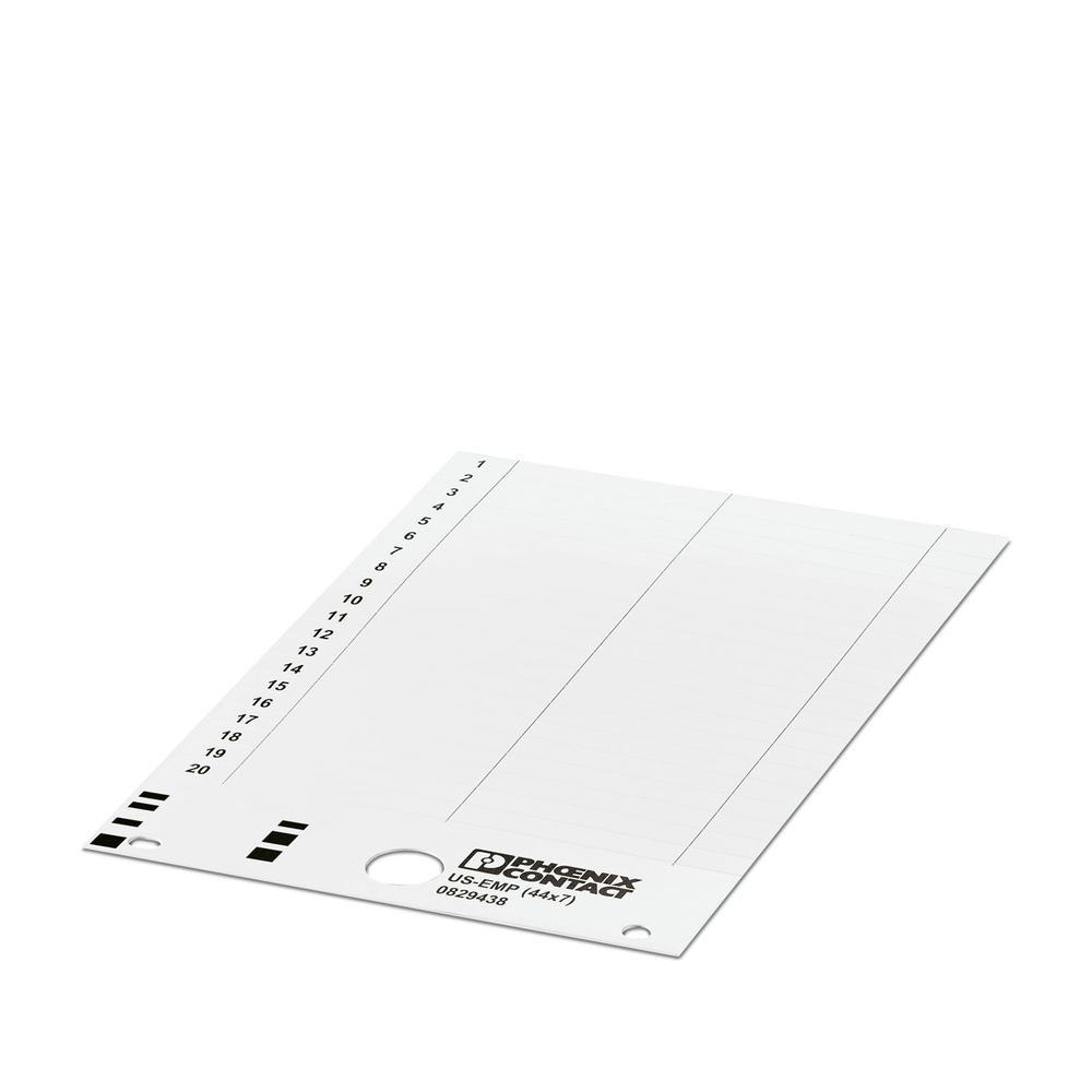 0829438 - US-EMP (44X7) - Фиксируемые таблички