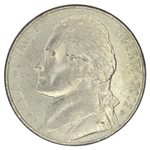 USA, 5 Cents, 2002 - Classic Jefferson Nickel (P), AU
