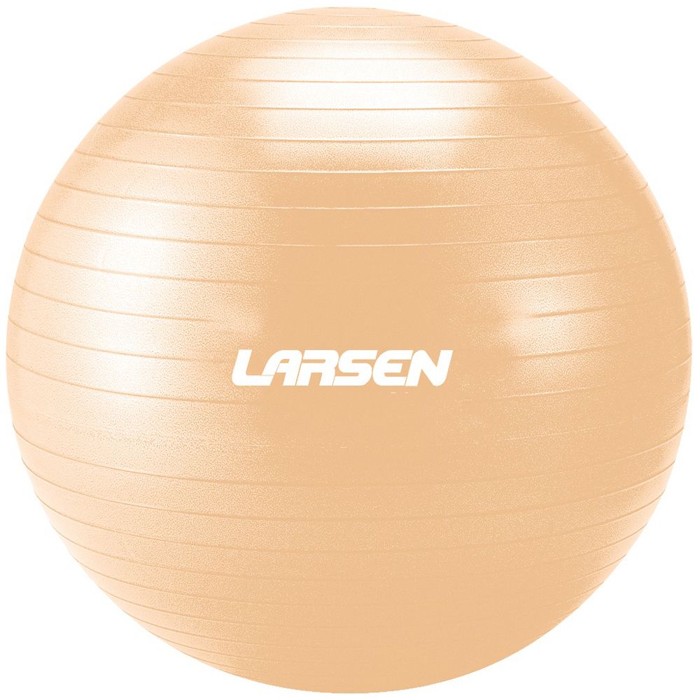 Мяч гимнастический с насосом Larsen HG-2 персиковый 55 см