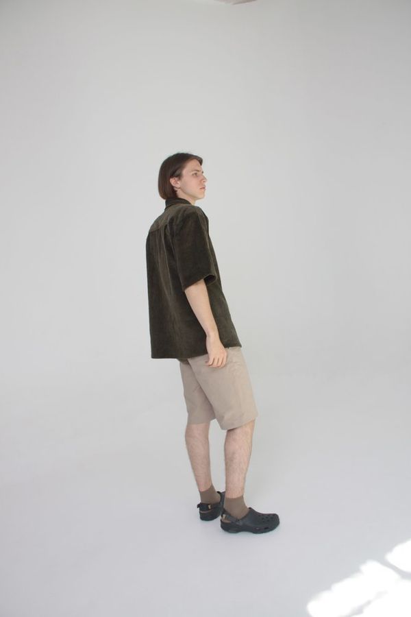 Рубашка Tulovo Вельветовая Хаки - фото 2