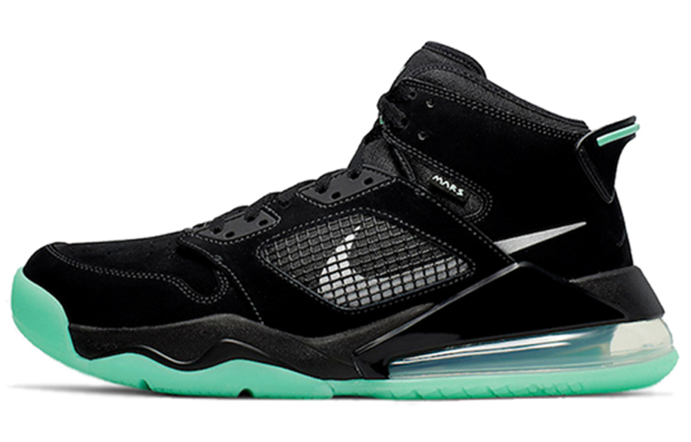 Jordan Mars 270 Black Green Glow