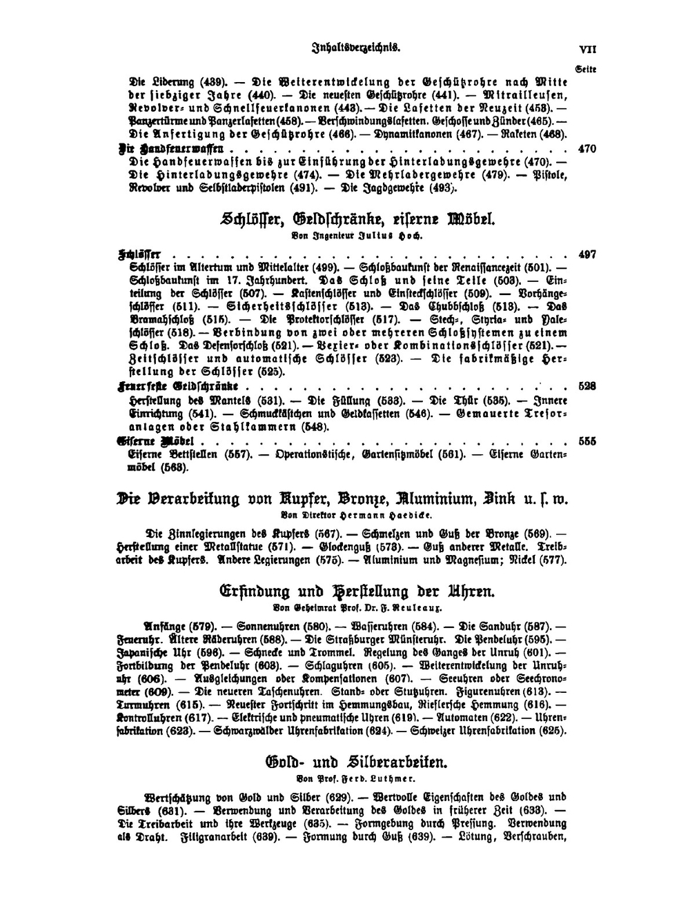 Das Buch Der Erfindungen, Gewerbe Und Industrien. Die Verarbeitung Der Metalle Band 6 | F.Ahrens