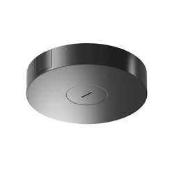 TR5511-BK Накладное основание с возможностью размещения блока питания и подачи питания треку-ремню Belty, серия Base, D260*H50мм, IP20, черный, алюминий