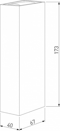 Накладной светильник Elektrostandard Blaze 35136/W белый
