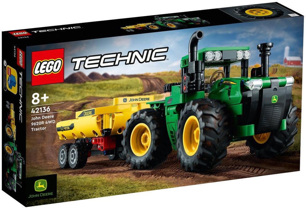 Конструктор LEGO Technic 42136 John Deere 9620R 4WD Tractor