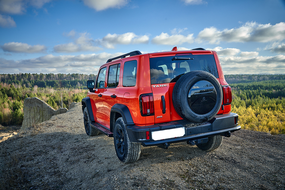 Бампер задний силовой/защита штатного бампера TANK 300 с возможностью установки фаркопа РИФ
