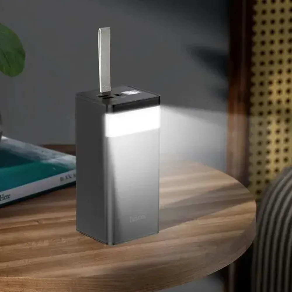 Внешний аккумулятор Hoco J86A Powermaster 50000mAh 22.5W LED дисплей 2*USB/Type-C (черный)