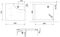 Варочная панель Smeg SI1M7643B