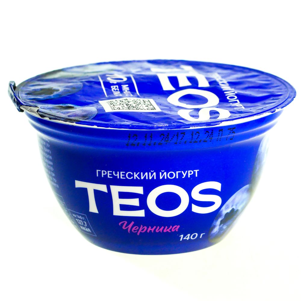 Йогурт "Теос" 2% Черника 140г