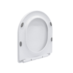 Сиденье для унитаза  WAVE RONDO дюропласт, микролифт, БЕЛЫЙ глянец