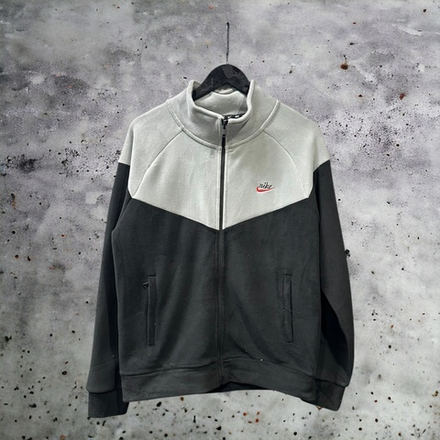 Худи Zip Nike #6 • Черно-серый