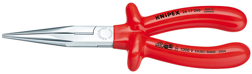 Длинногубцы хромированные KNIPEX 200 мм 2617200